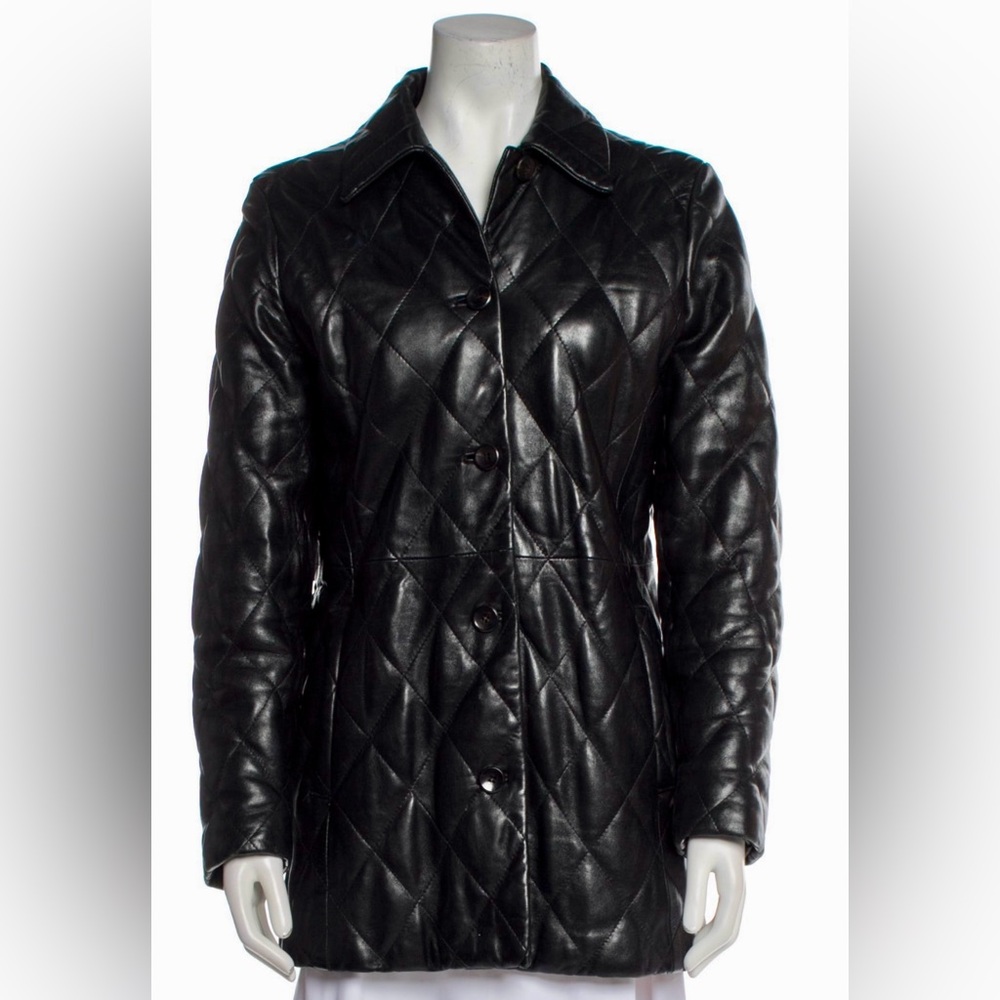 Burberry Black Quilted Outerwear